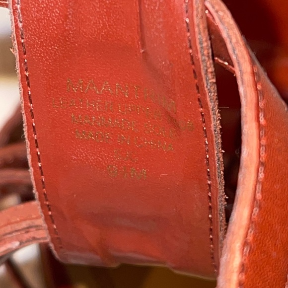 EUC ANNE KLEIN IFLEX ANKLE STRAPPY SANDALS SZ 9.5 - Picture 8 of 9